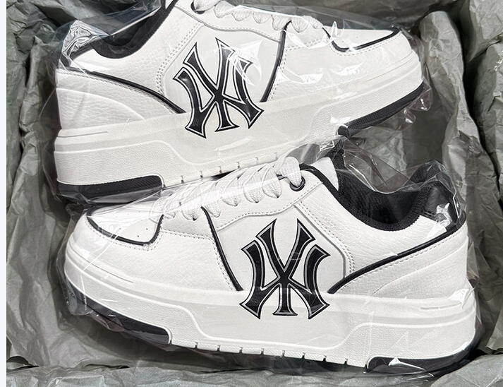  格尔卡森经典板鞋男2025年新款秋冬季莆田韩版厚底男鞋增高透气情侣小白鞋 白黑（莆田高品质